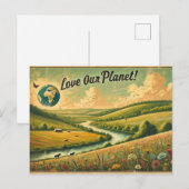 Happy Earth Day, Briefkaart (Voorkant / Achterkant)
