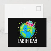 Happy Earth Day Briefkaart (Voorkant / Achterkant)