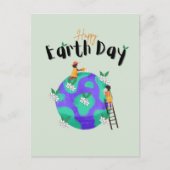 Happy Earth Day Briefkaart (Voorkant)