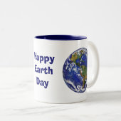 Happy Earth Day Eart Art Mok (Voorkant rechts)