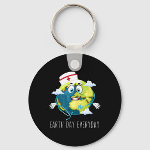 Happy Earth Day - Earth Day Shirt voor verpleegkun Sleutelhanger