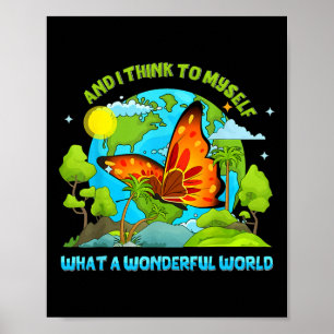 Happy Earth Day en ik denk bij mezelf wat een wond Poster