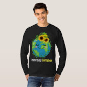 Happy Earth Day Everyday 2023 Earth Sunflower Save T-shirt (Voorkant volledig)