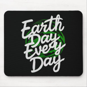 Happy Earth Day Funny Earth Day Kinder peuterjonge Muismat