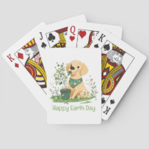 Happy Earth Day Golden Retriever Hondentuin