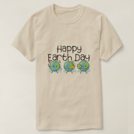 Happy Earth Day Groene mensen Vakantie Gift T-shirt