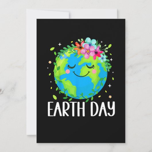 Happy Earth Day Kaart (Voorkant)