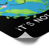 Happy Earth Day Keep Earth Clean Funny Uranus Scie Poster (Hoek)