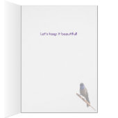 Happy Earth Day: Laten we het mooi houden. (Binnen (Rechts))