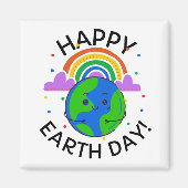 Happy Earth Day Magneet (Voorkant)