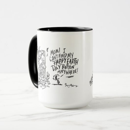 Happy Earth Day Mok (Voorkant links)
