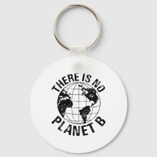 Happy Earth Day No Planet B Recycle Funny Science Sleutelhanger