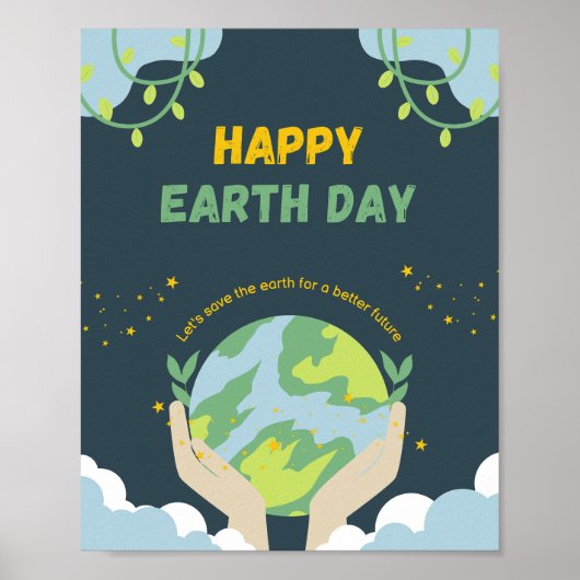 Happy Earth Day Poster (Voorkant)