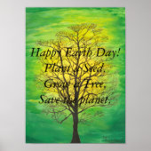 Happy Earth Day Poster (Voorkant)