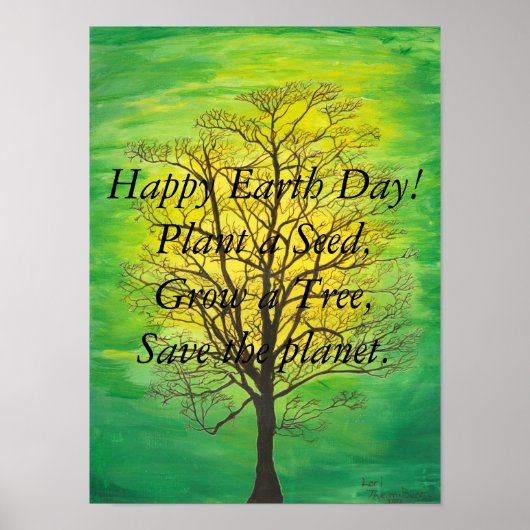 Happy Earth Day Poster (Voorkant)