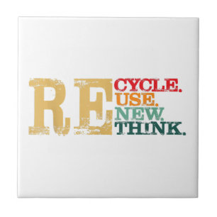 Happy Earth Day Recyclen Hergebruik Hernieuwen Her Tegeltje