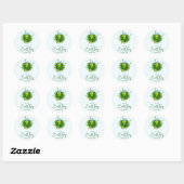 Happy Earth Day Ronde Sticker (Vel)