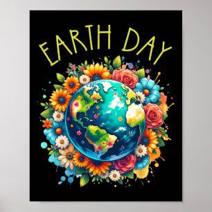 Happy Earth Day Shirt Cute Earth met Florence Eart Poster