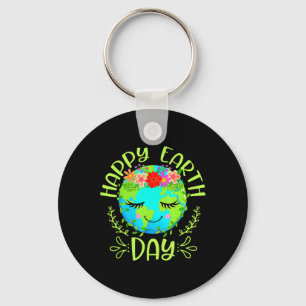 Happy Earth Day Shirt Schattige Earth Day 2025 Man Sleutelhanger