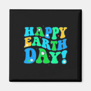 Happy Earth Day Shirt Schattige Earth Day Mannen V Magneet