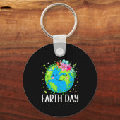 Happy Earth Day Sleutelhanger (Voorkant)