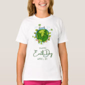 Happy Earth Day T-shirt (Voorkant)