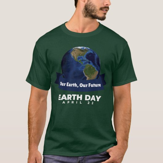Happy Earth Day T-shirt (Voorkant)