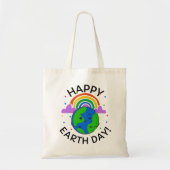 Happy Earth Day Tote Bag (Voorkant)