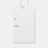 Happy Earth Day Turtle Planet and Trees Cadeaulabel (Achterkant)