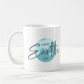 Happy Earth Day Typografie Koffiemok (Links)