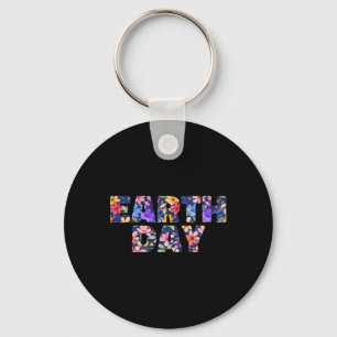 Happy Earth Day voor mannen en vrouwen Earth Day Sleutelhanger