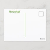 Happy Earth Day Zaaien Nieuwe Groei Fotografisch Briefkaart (Achterkant)