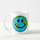 Happy Earth Face Koffiemok (Links)