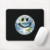 Happy Earth face Muismat (Met muis)