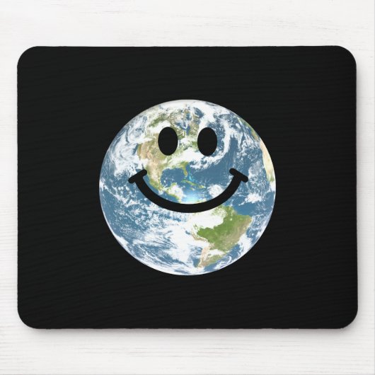Happy Earth face Muismat (Voorkant)
