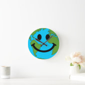 Happy Earth Face Wall klok (Huis)