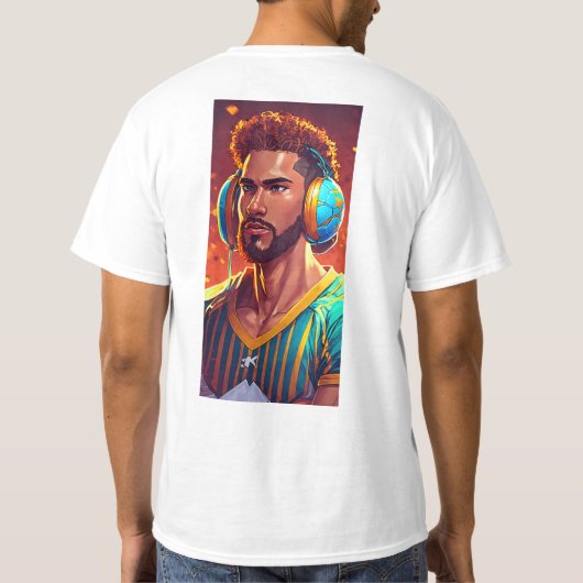 Happy Earth Muziek Vibes T-shirt (Achterkant)