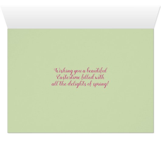 Happy Easter (Binenzijde Horizontaal (Onderkant))