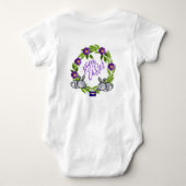 Happy Easter 1-stuk Body Suit Romper (Achterkant)