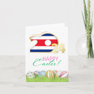 Happy Easter 2024 Wenskaart "Costa Rica" Kaart