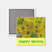 Happy Easter (3) - Magneet - Personaliseer/persona (Voorkant / Achterkant)