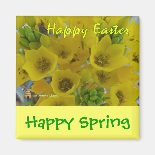 Happy Easter (3) - Magneet - Personaliseer/persona (Voorkant)