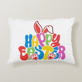 Happy Easter Accent Kussen