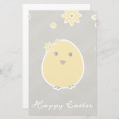 Happy Easter achtergrond Briefpapier (Voorkant / Achterkant)