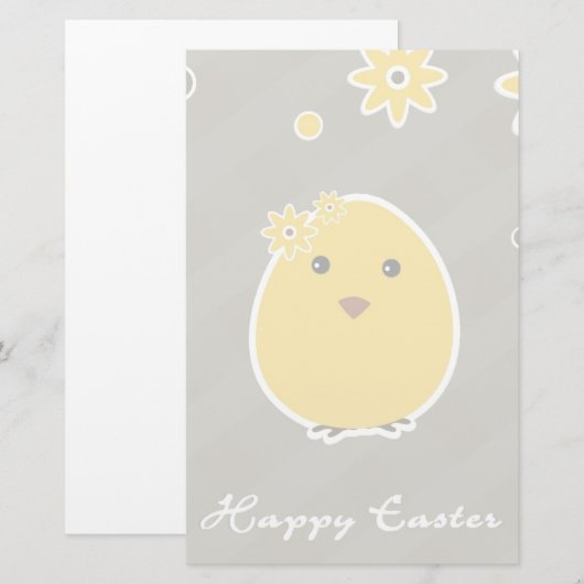 Happy Easter achtergrond Briefpapier (Voorkant / Achterkant)