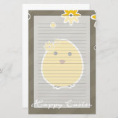  Happy Easter achtergrond Briefpapier (Voorkant / Achterkant)