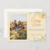 Happy Easter Afbeelding Briefkaart (Voorkant / Achterkant)