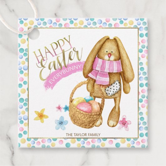 Happy Easter Allebunny ID640 Bedankjes Labels (Voorkant)
