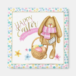 Happy Easter Allebunny ID640 Magneet