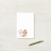 Happy Easter Allebunny ID640 Post-it® Notes (Op bureau)